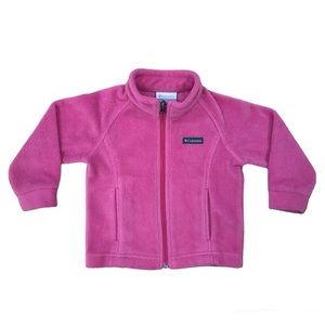 COLUMBIA girls fleece zip jacket